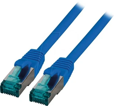 EFB EFB RJ45 Patchkabel S/FTP, Cat.6A, LSZH, 15m, mėlyna