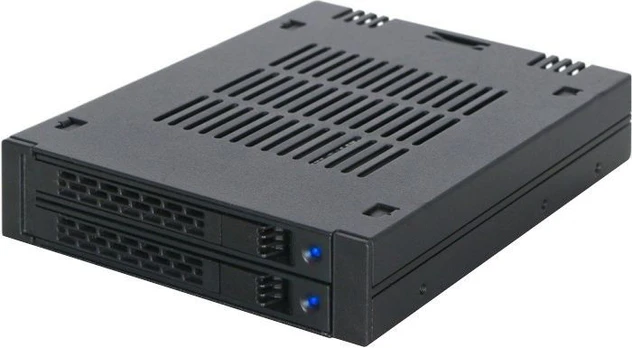 Serveris Icy Dock MB742SP-B drive bay panel Juodas