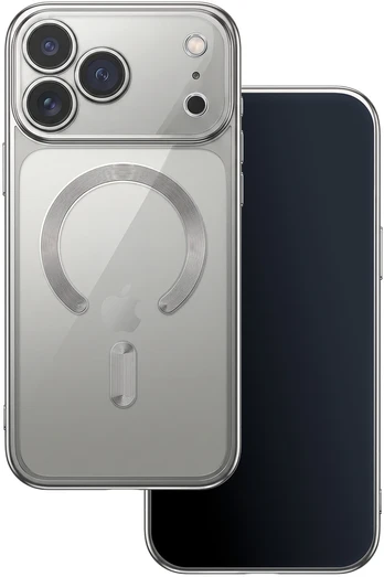Dėklas TFO Telforceone Color Chrome Mag case for iPhone 17 Pro 6,3' / 18 Pro 6,3' sidabrinis