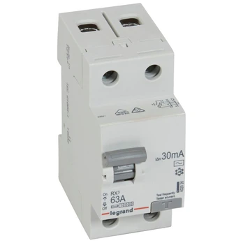 RCD RX - 2P - 230 V - 63 A - 30 mA - AC type