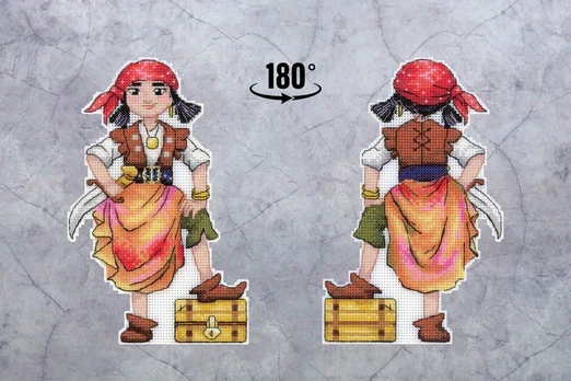 Cross stitch kit "Little robber" SR-926