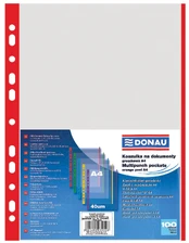 Įmautė su raudonu krašteliu, A4 100 vnt. kaina