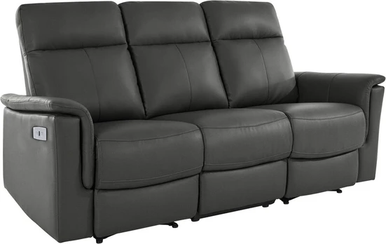 Sofa-reglaineris Loft24 Manuel, juoda