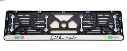 Valstybinio numerio laikiklis Lithuania Virbantė 520 x 110 mm, 1 vnt.