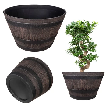 KADAX „Barrelbloom“ vazonas 53 cm rudas