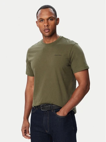 Calvin Klein Marškinėliai LV04LC255G Chaki Regular Fit