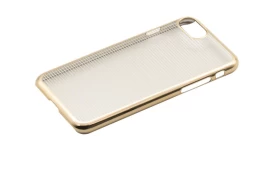 Tellur Cover Hard Case for iPhone 7 Horizontal Stripes gold kaina