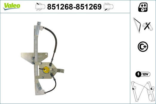 Lango pakėliklis VALEO 851268