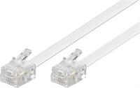 Deltaco Deltaco DEL-160F - 3m Telefonkabel RJ1