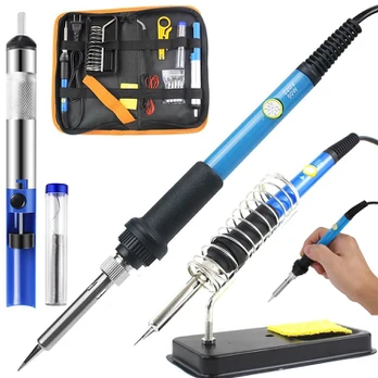 Verk Group Precision 60w 200-450°c soldering irons kit tin extractor