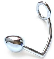 METAL HARD - RING WITH ANAL HOOK 45MM