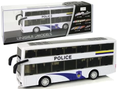 Dviaukštis policijos autobusas, baltas kaina