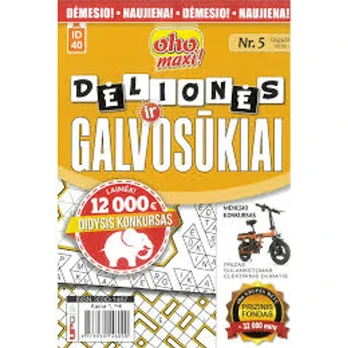 Žurnalas OHO MAXI! DĖLIONĖS IR GALVOSŪKIAI