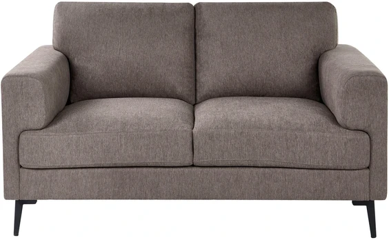 Beliani Dvivietė sofa LOUSTO, ruda