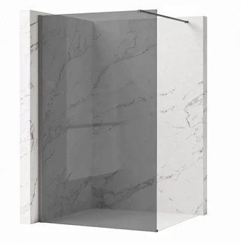 Walk-In dušo sienelė Rea Flexi, Pilkas / Titanium, 130 cm