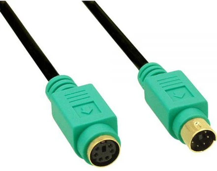 InLine PS/2 - PS/2, 2m, Juodas (13342H)
