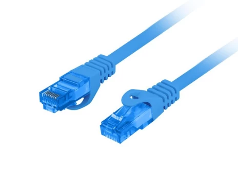 PATCHCORD KAT.6A S/FTP LSZH CCA 5M NIEBIESKI FLUKE PASSED LANBERG