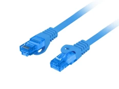 PATCHCORD KAT.6A S/FTP LSZH CCA 5M NIEBIESKI FLUKE PASSED LANBERG kaina