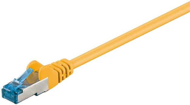 Goobay Kabelis LAN Patchcord CAT 6A S/FTP geltona 15m
