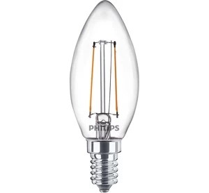 Lemputė Philips LED, B35, šaltai balta, E14, 2 W, 250 lm