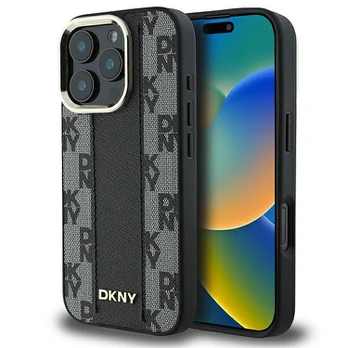 DKNY DKHMP16XPCPVSLK iPhone 16 Pro Max 6.9" juoda/juodas hardcase Checkered Pattern Magsafe