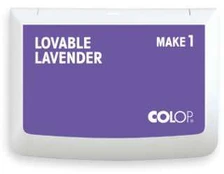 Colop PODUSZKA DO STEMPLI 90x50mm COLOP MAKE1 155132 LOVABLE LAVENDER/LAWENDOWY FIOLET