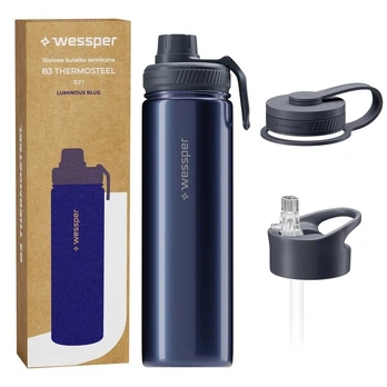 Wessper B3 THERMOSTEEL Luminous Blue 700ml terminis buteliukas