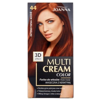 Joanna Multi Kreminis Color plaukų dažai 44 Intensive Copper
