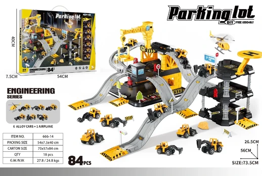 Multifunctional Parking Construction Site + Accessories