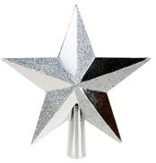 Eglės viršūnė TG57479-1, sidabro, 15 cm, plastikas kaina