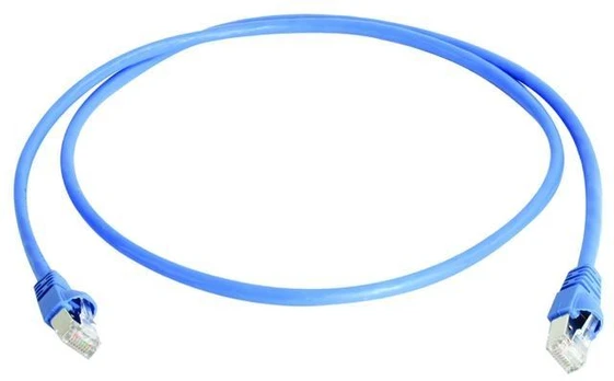 Telegärtner Patchkabel S/FTP Cat.6A blau 5,0m
