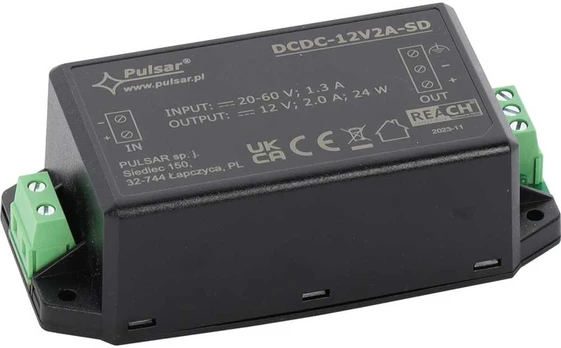 MAITINIMO KEITIKLIS DCDC-12V2A-SD PULSAR