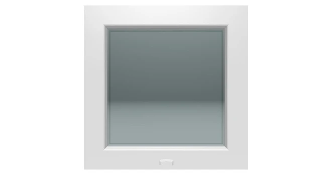 Uždarytas PVC langas Arutech Best Windows, 500*530, baltas