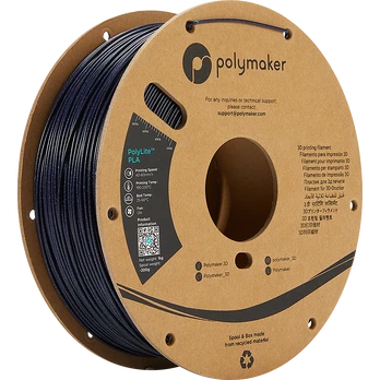 Polymaker PolyLite PLA - 1kg - 1.75mm - Galaxy Dark Mėlyna