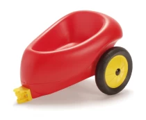 Dantoy - Trailer with rubberwheels - Red (3336) kaina