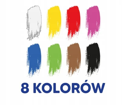 Oxford plakatų dažai, 8 spalvos, 20 ml
