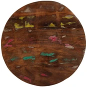 Stalviršis, 80x2,5cm, perdirbtos medienos masyvas, apskritas kaina