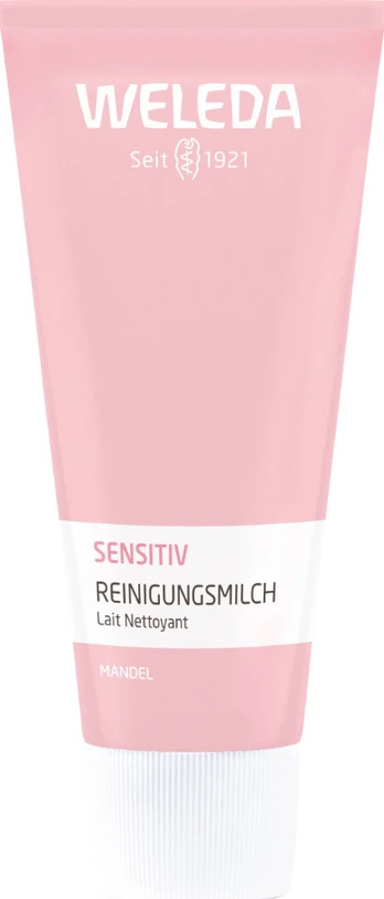 Valomasis veido pienelis Weleda Sensitive Almond, 75 ml