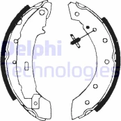 Stabdžių trinkelių komplektas DELPHI LS1717 kaina