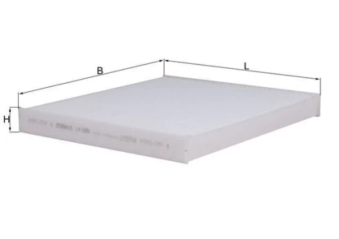 Filtras, salono oras KNECHT LA 586