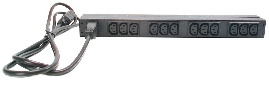 APC RACK PDU, BASIC, 1U, 16A, 208/230V, (12)C13