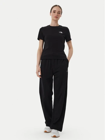 The North Face Marškinėliai Evolution Simple Dome Slm NF0A8FX7 Juoda Regular Fit