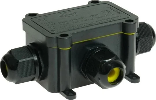 Enclosure: junction box | wall mount | IP68 | with cable gland