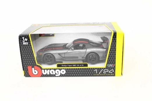 BBU 1:24 Dodge Viper SRT10ACR Grey_RedStripe 22114
