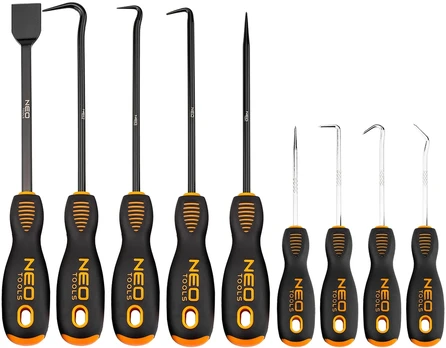 Neo Tools Rinkinys haczyków 9 vnt.