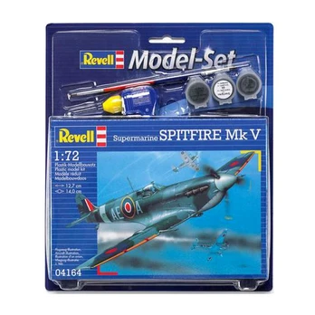 Revell - Spitfire Mk V dovanų komplektas, 1/72, 64164