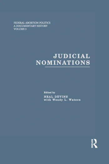 Judicial Nominations - Minkštas viršelis