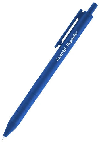 Automatinis tušinukas REPORTER, Axent, 0.7mm, mėlynos sp.