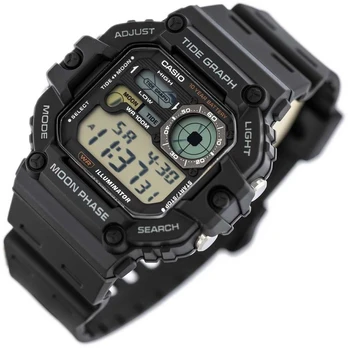 Laikrodis MĘSKI CASIO Digital Moonphase WS-1700H-1AV + BOX