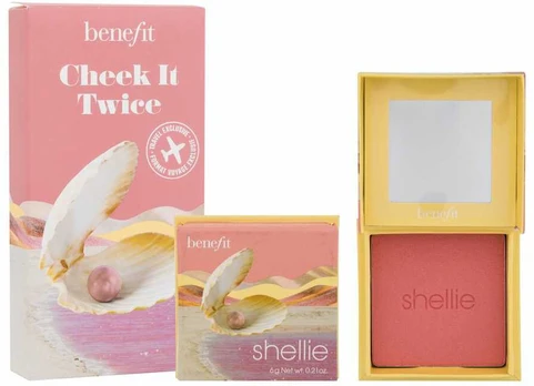 Benefit Shellie Blush 6g Blush 2 x 6 g skaistalai Rinkinys